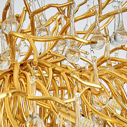 Подвесная люстра ImperiumLoft Droplet Chandelier Circle 213701-22