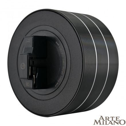 Трековая розетка Arte Milano Am-track-sockets 380011TS/ES Black