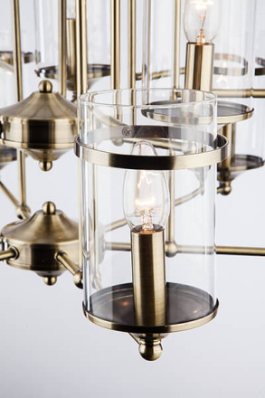 Подвесная люстра Eurosvet Консул 60040/9 античная бронза